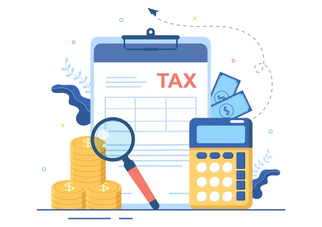 Tax payment  Illustration