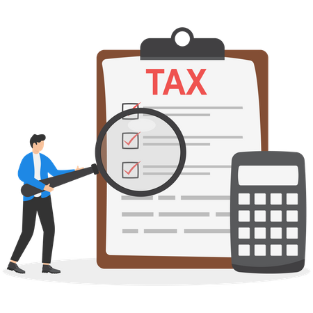 Tax payment  Illustration