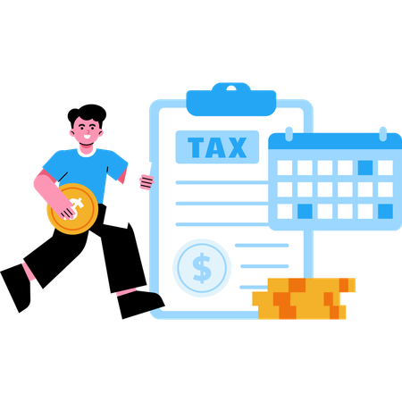 Tax Payment  Illustration