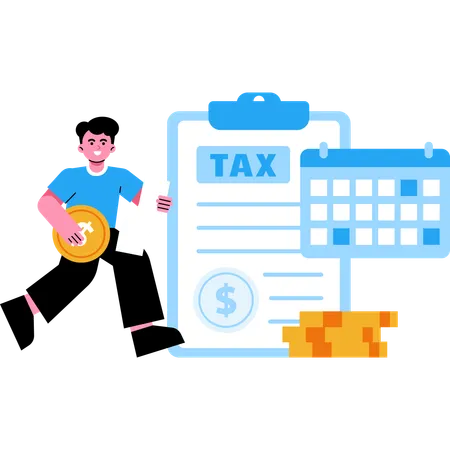 Tax Payment  Illustration