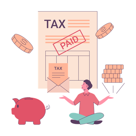 Tax Payment  Illustration