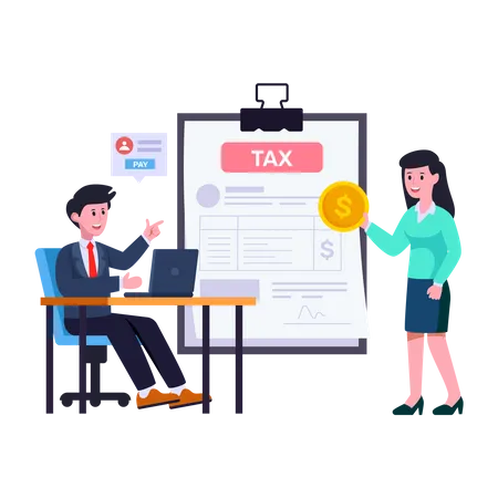 Tax Payment  Illustration