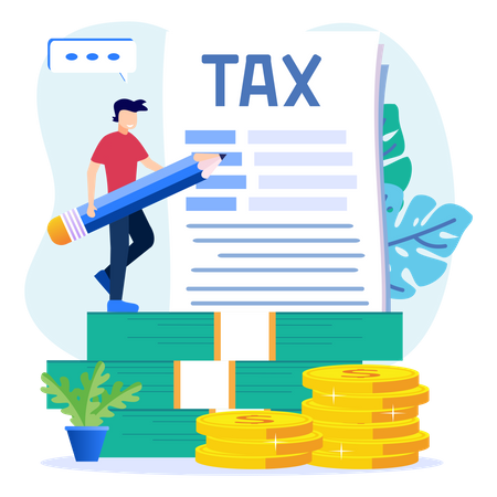 Tax Payment  Illustration