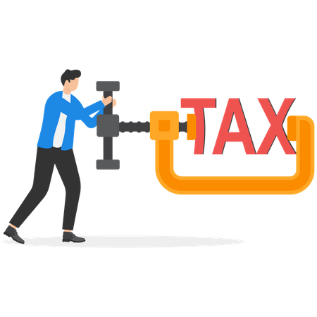 Tax payment reduction  Illustration