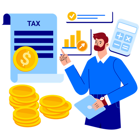 Tax Preparation  Illustration