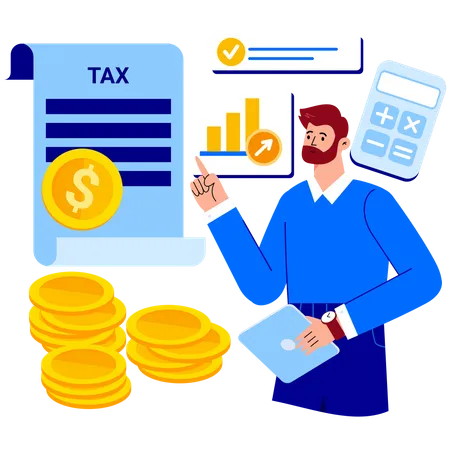Tax Preparation  Illustration