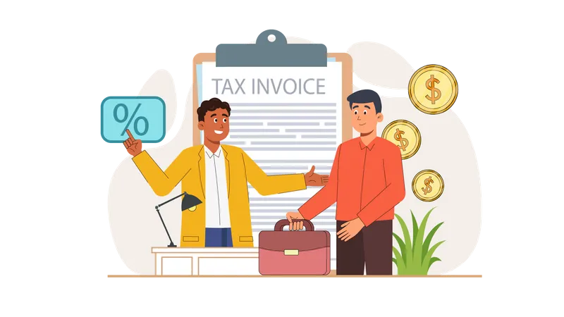 Tax Report  Illustration