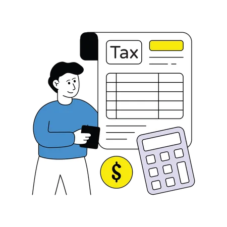 Tax Report analysis  Illustration