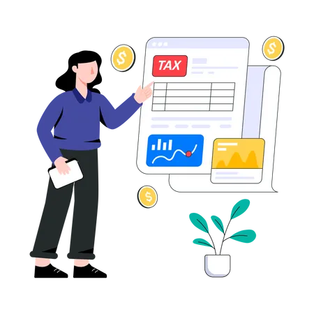 Tax Report  Illustration