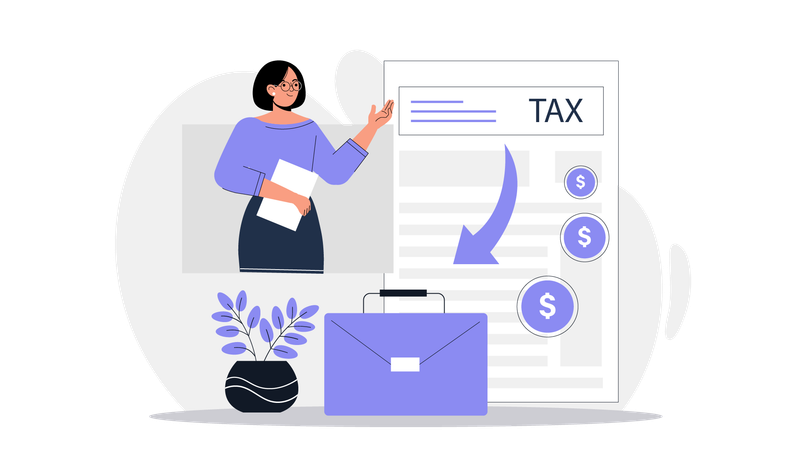 Tax Report  Illustration
