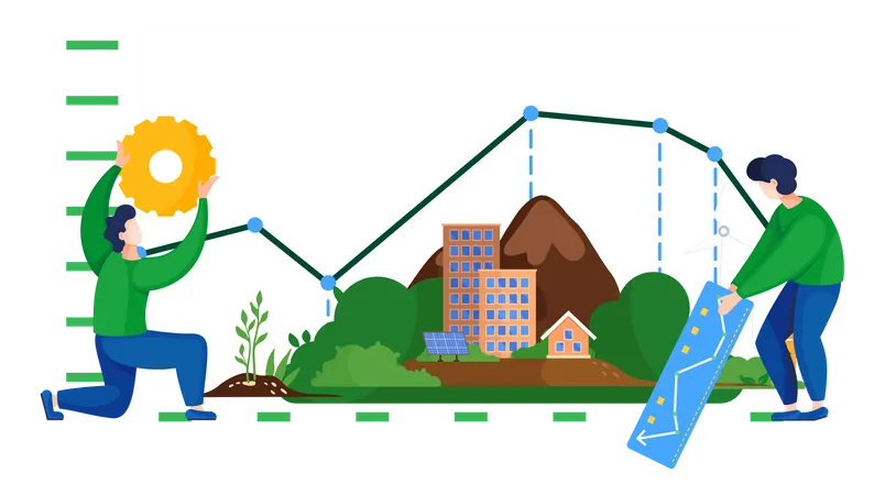 Taxa de aquecimento global  Ilustração