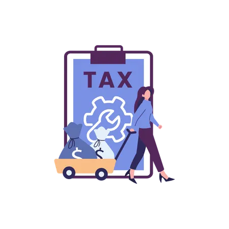 Taxe sur les biens et services  Illustration