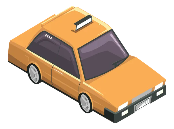 Taxi  Illustration