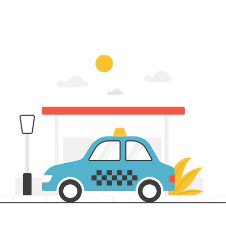 Taxi  Illustration