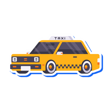 Taxi  Illustration