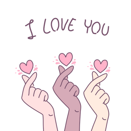 Te amo  Ilustración