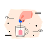 illustrations of tea