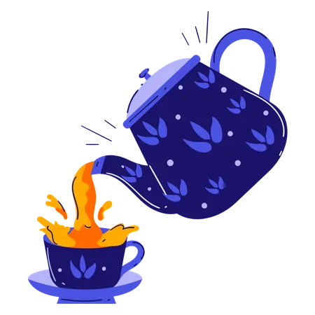 Tea pot  Illustration