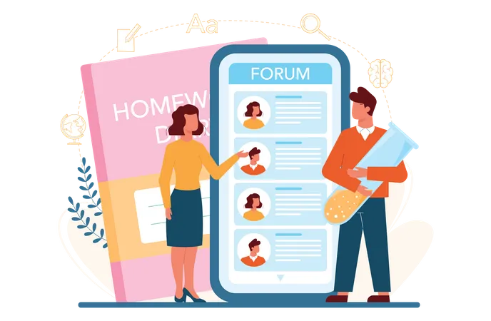 Teacher forum  Illustration