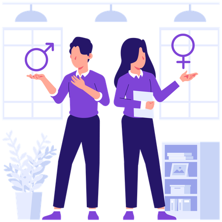 Teacher giving sex education  Illustration