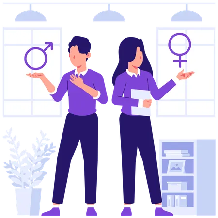 Teacher giving sex education  Illustration