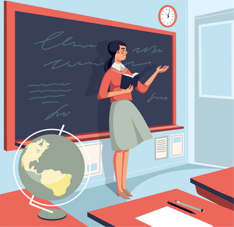 Teacher  Illustration