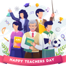 illustration for international teachers day