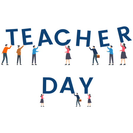 Teachers Day Illustration