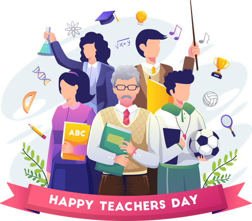 Teacher's Day  Illustration