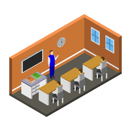 Teaching area  Illustration