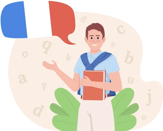 Teaching French  Illustration