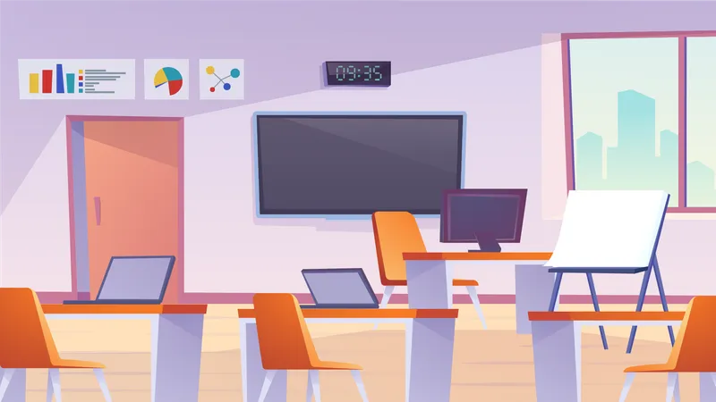 Teaching Room  Illustration