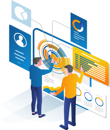 Team analyze data and discussion  Illustration