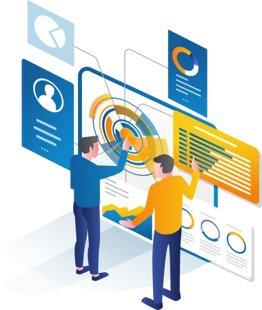 Team analyze data and discussion  Illustration