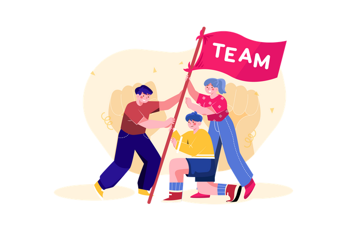 Team Building Illustration