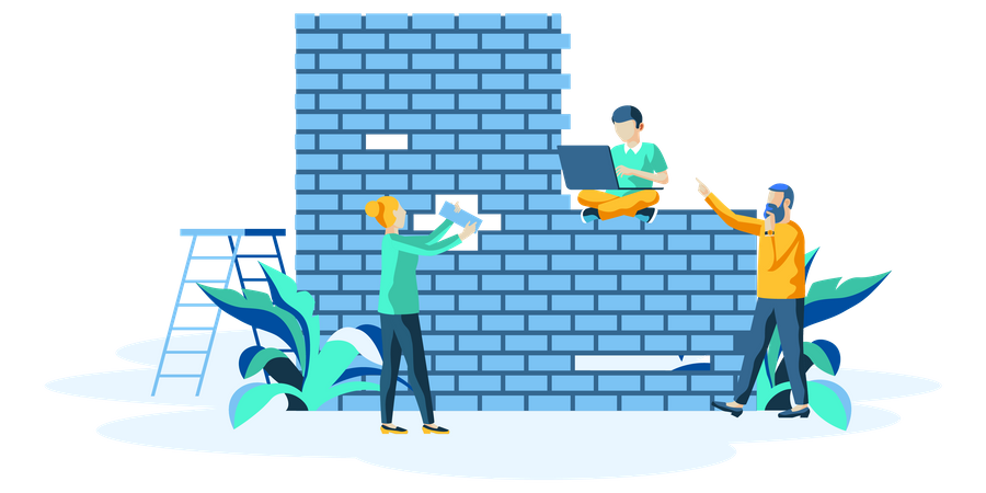 Team building  Illustration