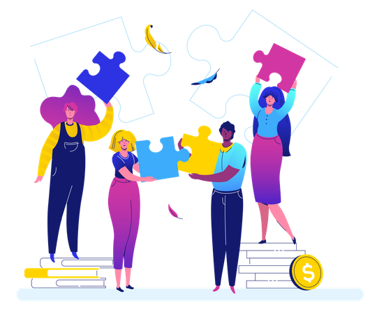 Team building  Illustration