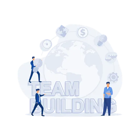 Team building  Illustration