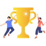 free success trophy illustrations