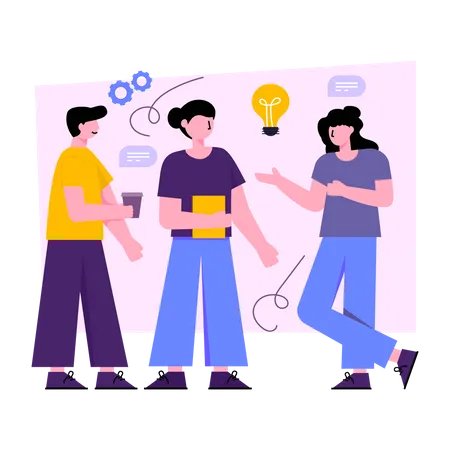 Team Discussion Illustration