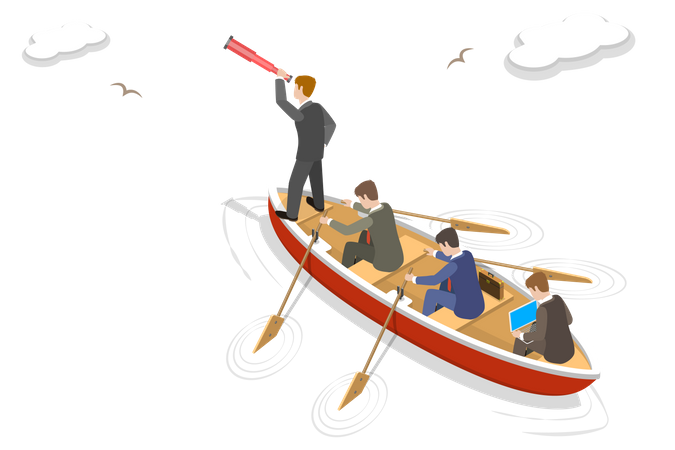 Team Leadership Illustration