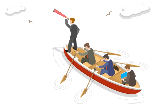 Team Leadership Illustration