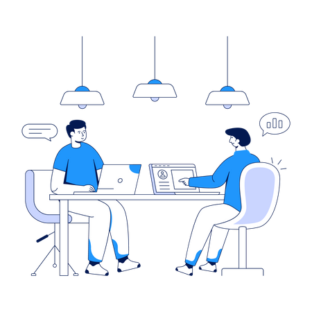 Team meeting  Illustration