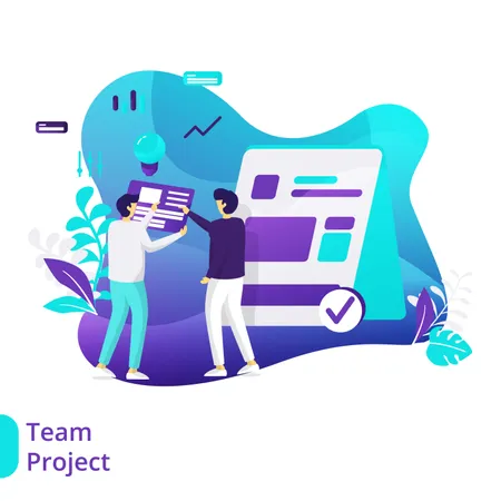 Team-Projekt  Illustration