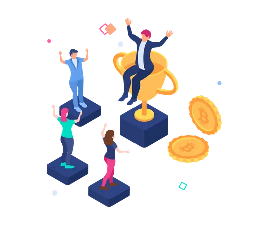 Team success  Illustration