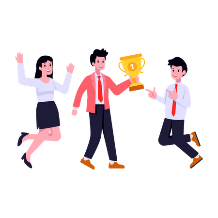 Team Success  Illustration