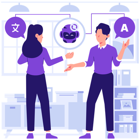 Team takes help from AI translator  Illustration