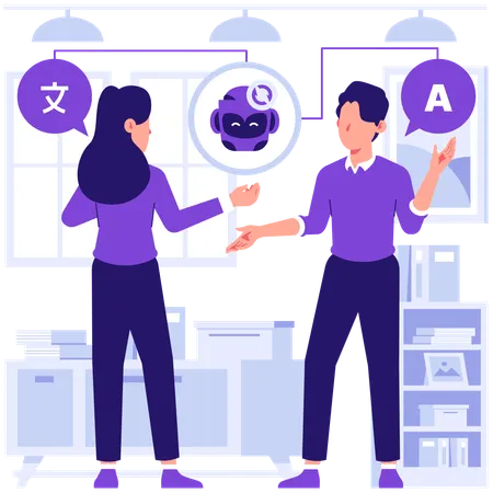 Team takes help from AI translator  Illustration