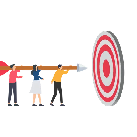 Team target  Illustration