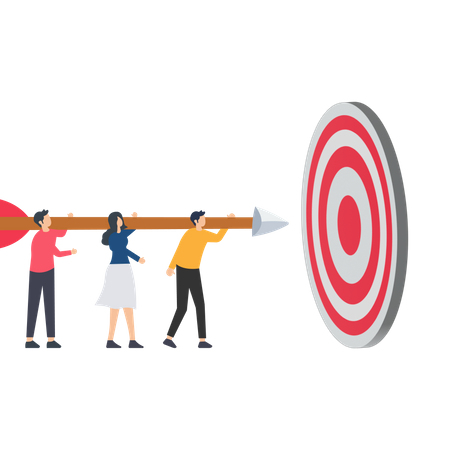 Team target  Illustration